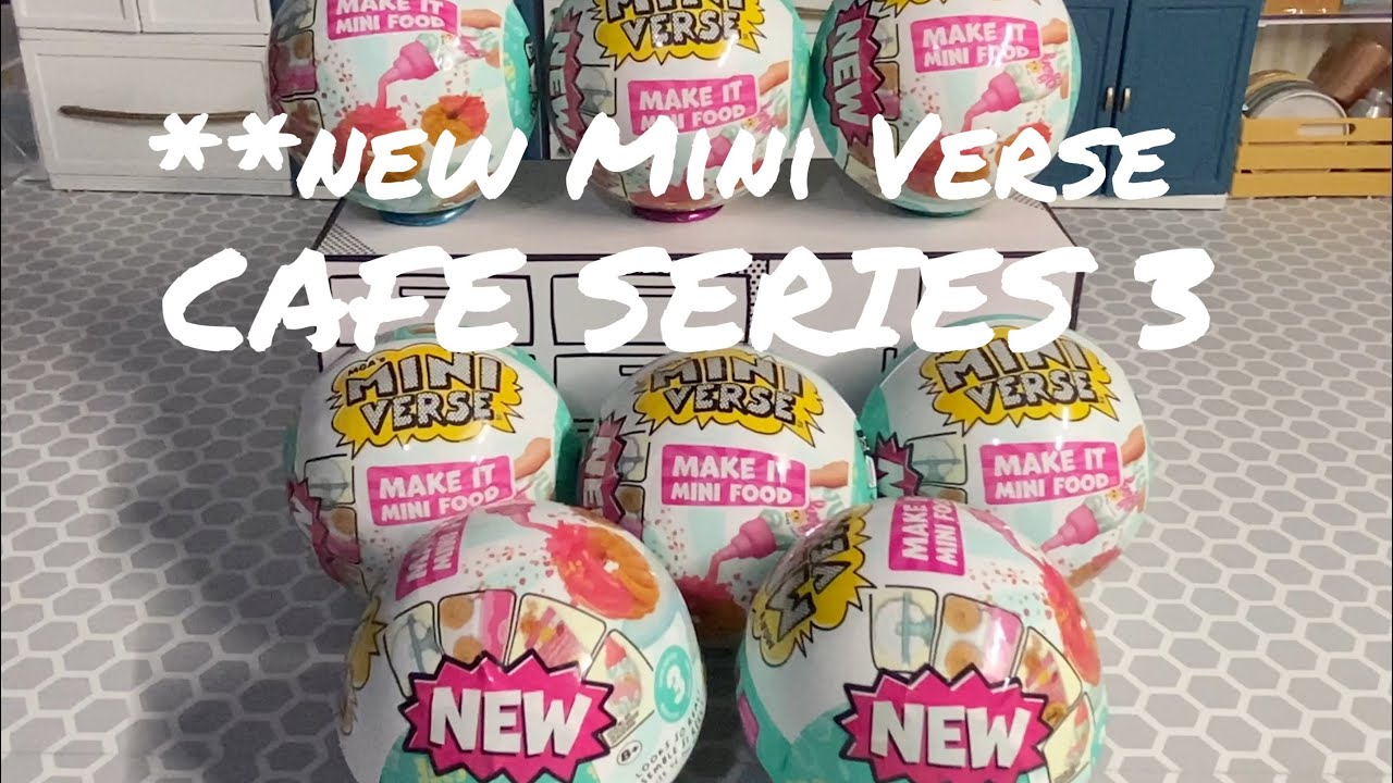 **NEW Mini Verse Cafe series 3 WAVE 2 unboxing!! 😍