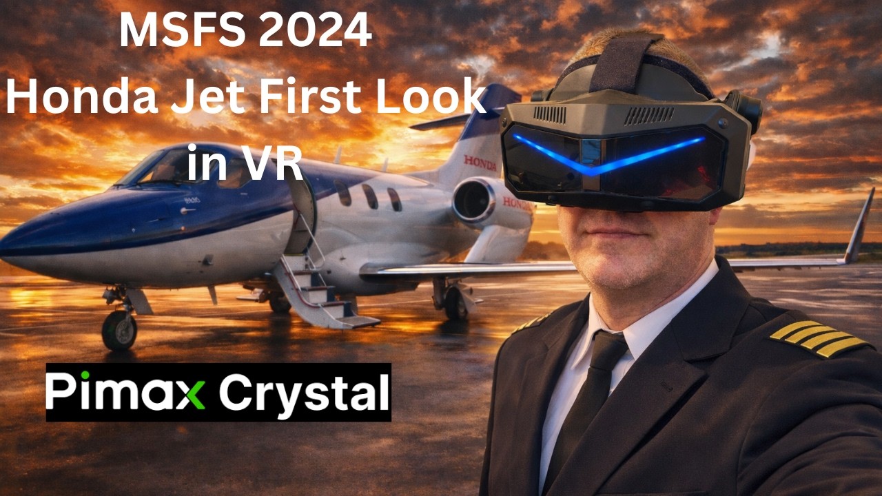 First Look Flight FX Honda Jet in MSFS2024 with Primax Crystal Super - RTX5090