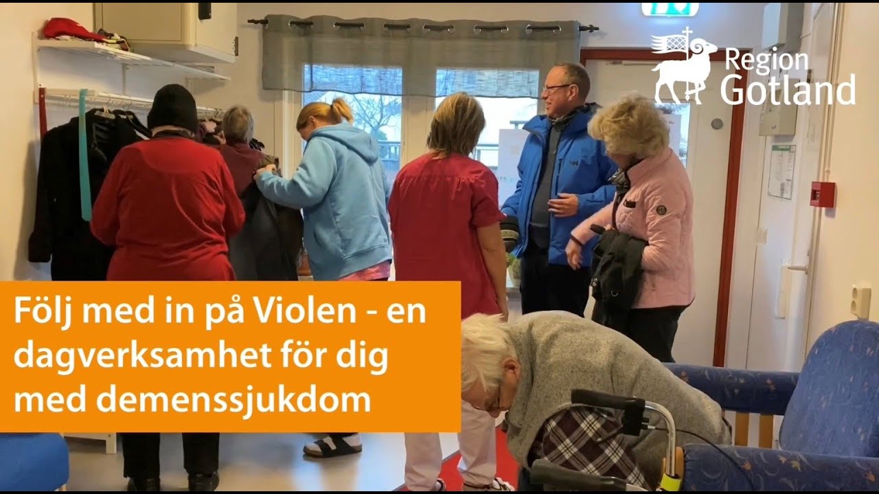 En dag på dagverksamhet för dig med demenssjukdom