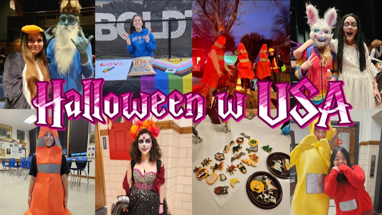 Halloween🎃 || USA exchange vlog🇵🇱🇺🇸
