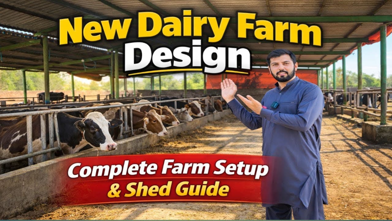 Dairy Farm Shed Design | Ventilation, Space, Drainage & Full Setup