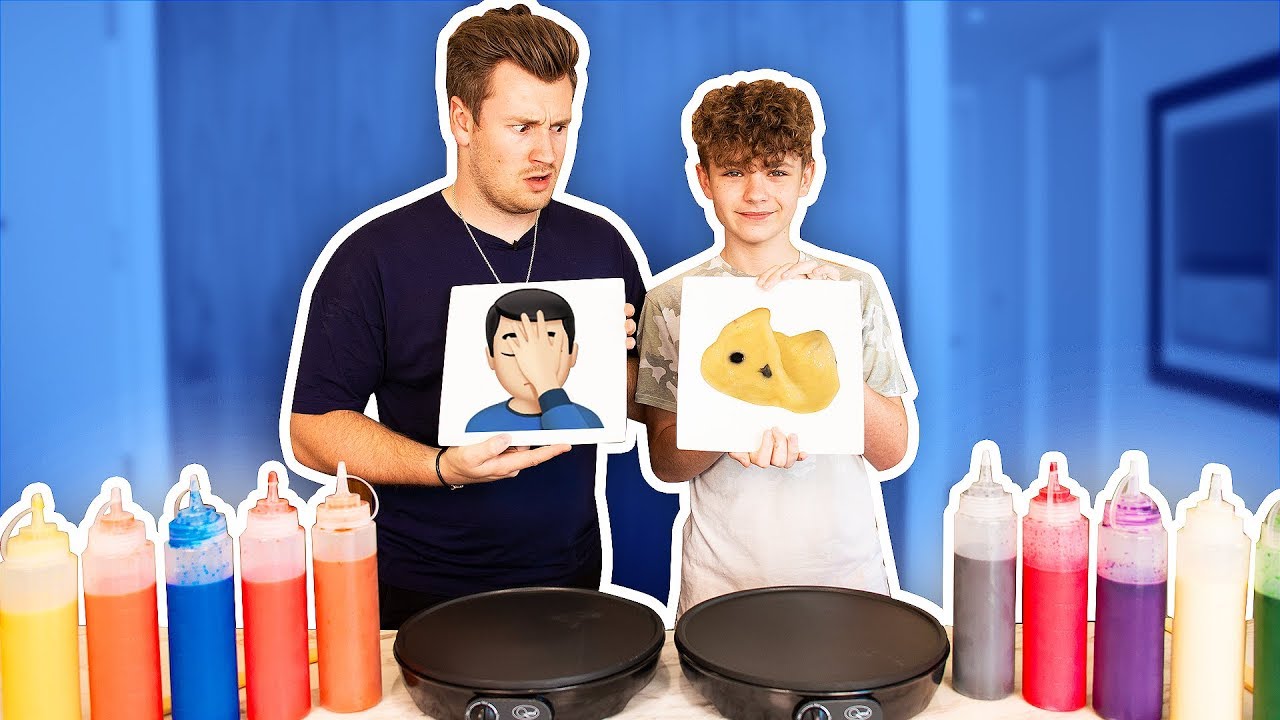PANCAKE ART WITH MY BROTHER (Massive Fail)