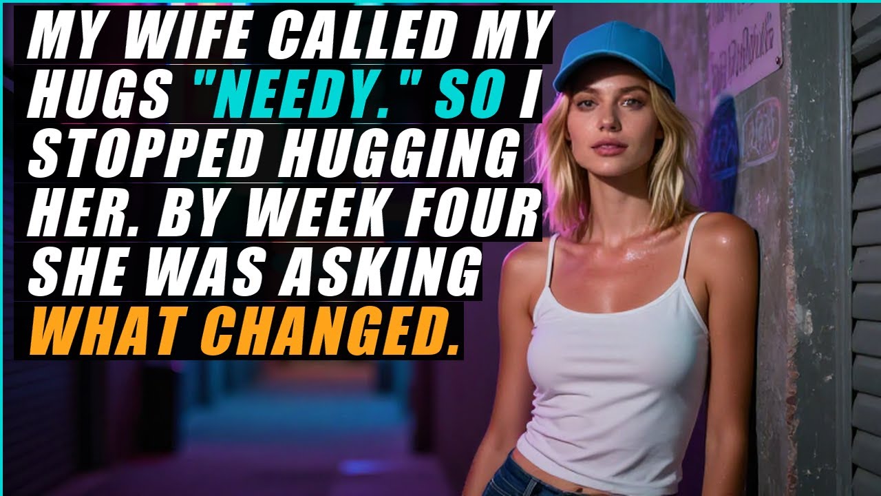 She called my hugs needy, so I gave her all the space she wanted