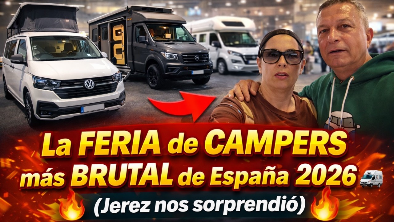 VISITAMOS la mayor FERIA de CAMPERS de España y NO ESPERÁBAMOS ESTO 🚐