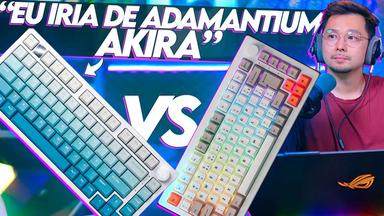 Teclado Akko 5075S Steam Engine ABNT2 V2 ou AdamantiuN Akira?