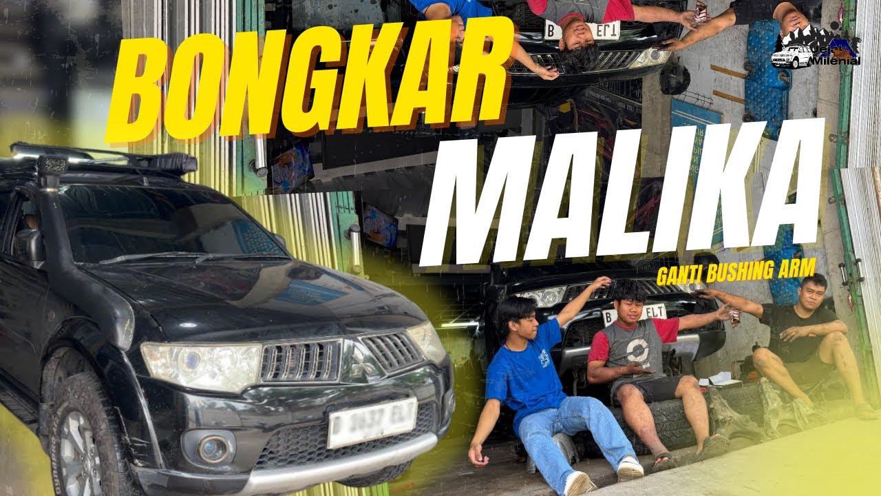 BONGKAR MALIKA GANTI BUSHING ARM ProtoFlex, Old Pajero sport exceed 