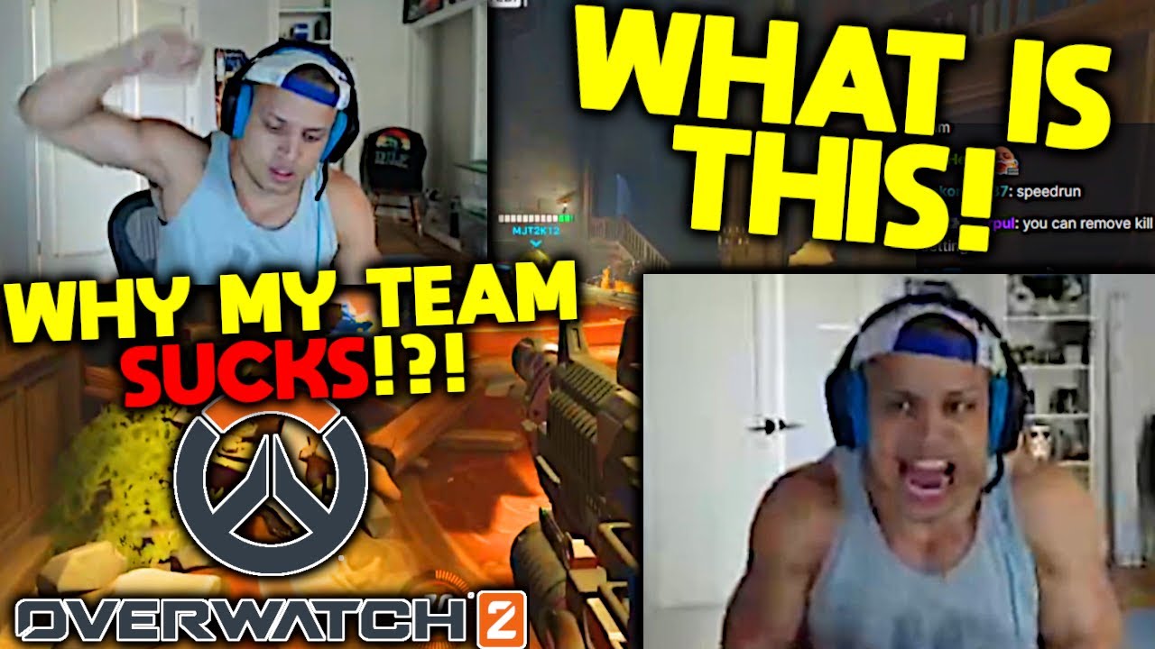 Tyler1 TILT and RAGE in Overwatch 2