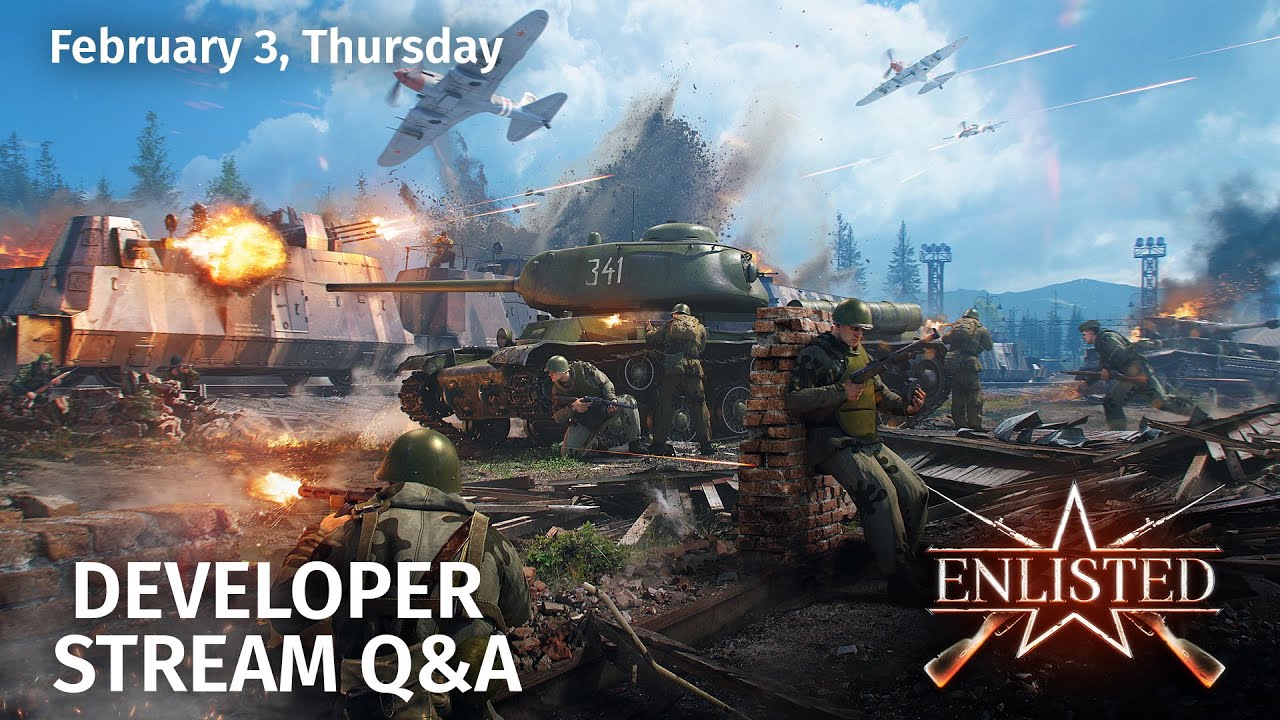 Developer Stream Q&A | Enlisted Official Stream
