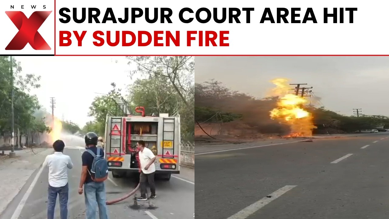Greater Noida Fire News: IGL Underground Pipeline Leak Sparks Fire, No Casualties Reported | NewsX