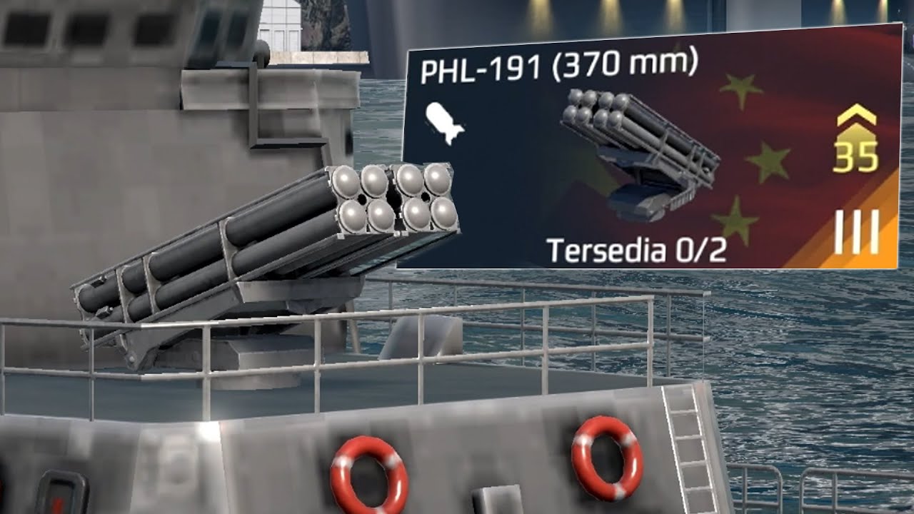 PHL-191 (370mm) Review and Tes Damage VIP Grenade Launcher Battlepass February - Modern Warships