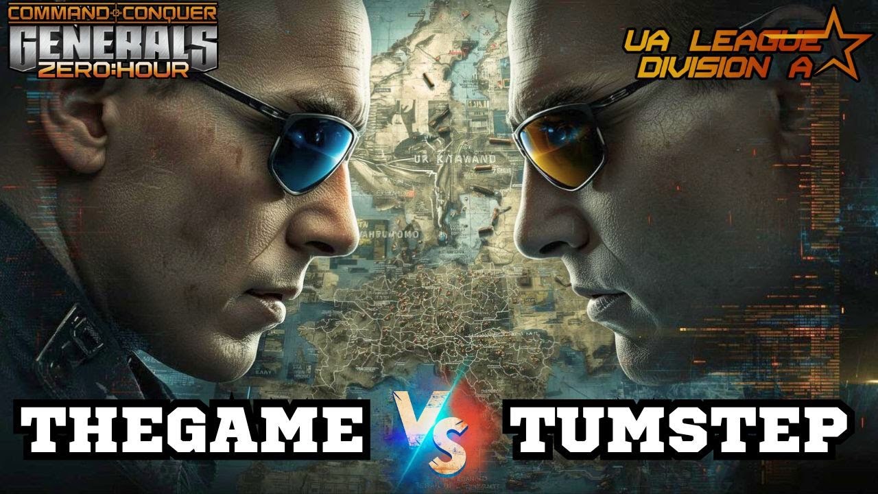 🔥 БИТВА ЗА ЛІДЕРСТВО В UA LEAGUE | THEGAME vs TumStep | C&C Generals Zero Hour (Div A #2)