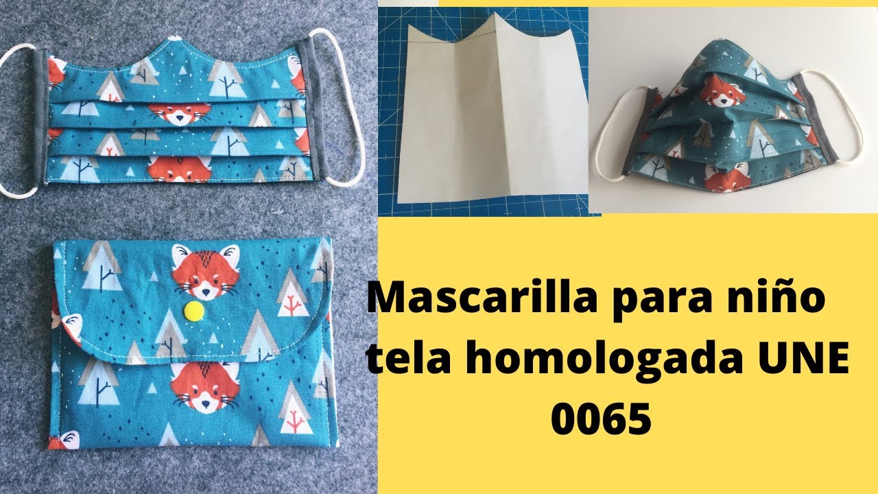 #Mascarilla con tela #Antibacteriana  Homologada UNE0065 ( Patron MARI )@arreglaturopapasoapaso
