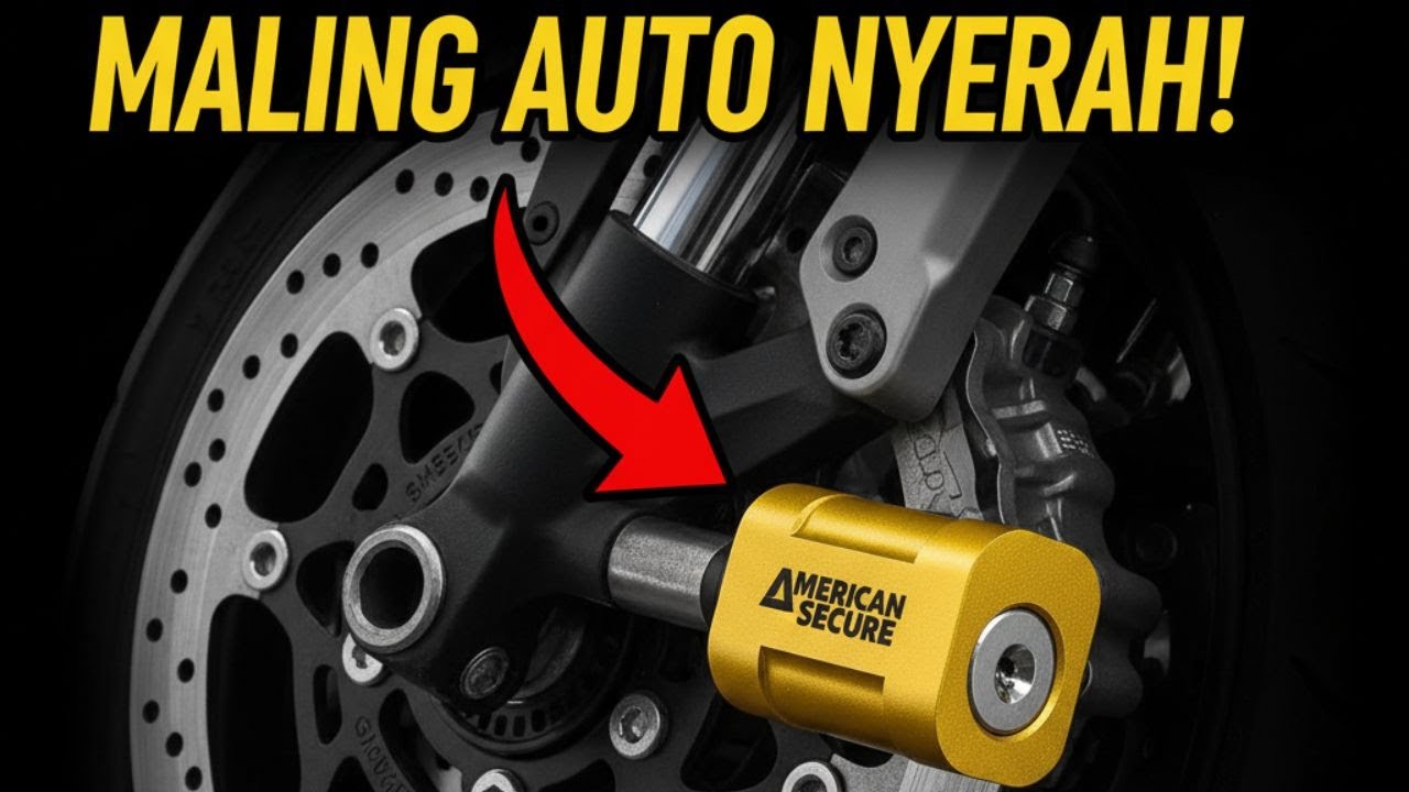 5 Rekomendasi GEMBOK CAKRAM TERKUAT! Maling Auto Pensiun!