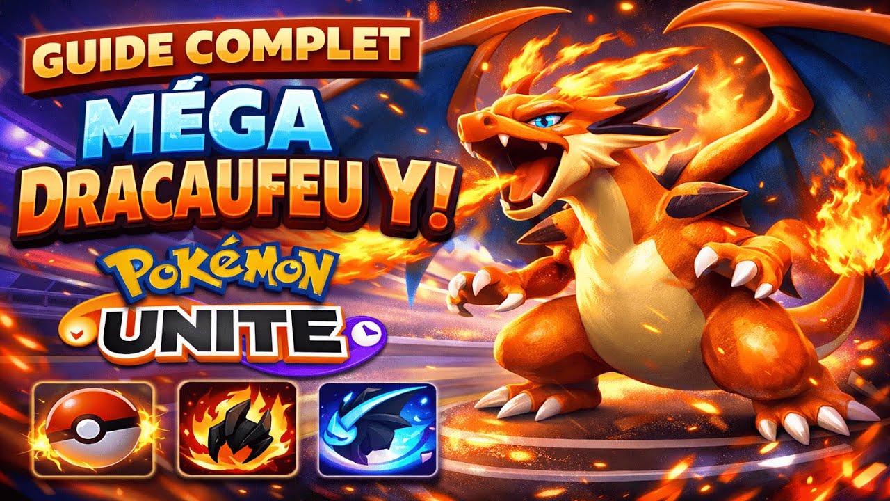 MÉGA DRACAUFEU Y : LE GUIDE ULTIME 🐉 | Comment BIEN le jouer sur Pokémon UNITE