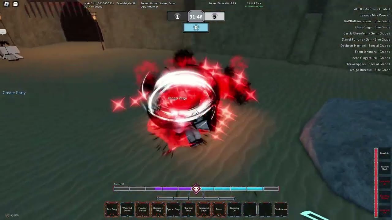 Type Soul Gladiator 1v10 With Blood Bankai