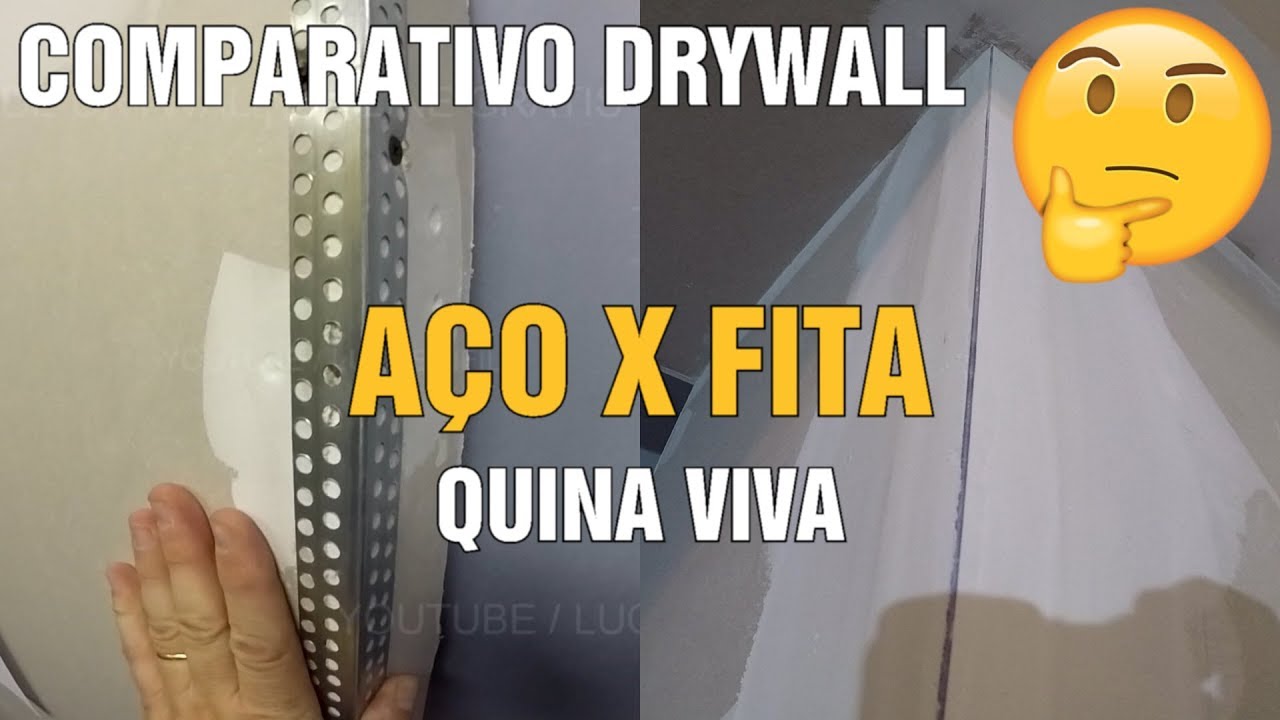 DICA ACABAMENTO DE QUINA VIVA NO GESSO DRYWALL PARA GESSEIRO INSTALADOR DE DRYWALL