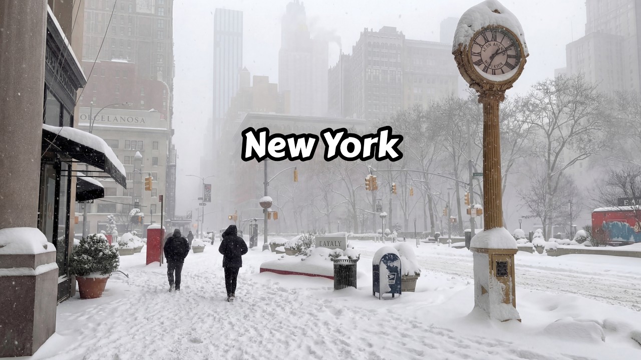 The Biggest Snowstorm In New York 2026 Walking Tour
