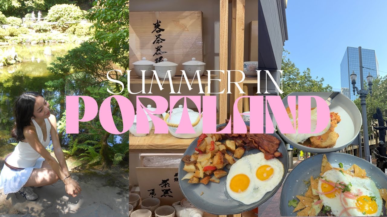 summer diaries ˚⋆˚⊹ 𖦹 ⁺｡° few days in portland, or // where to go, eat, & shop!