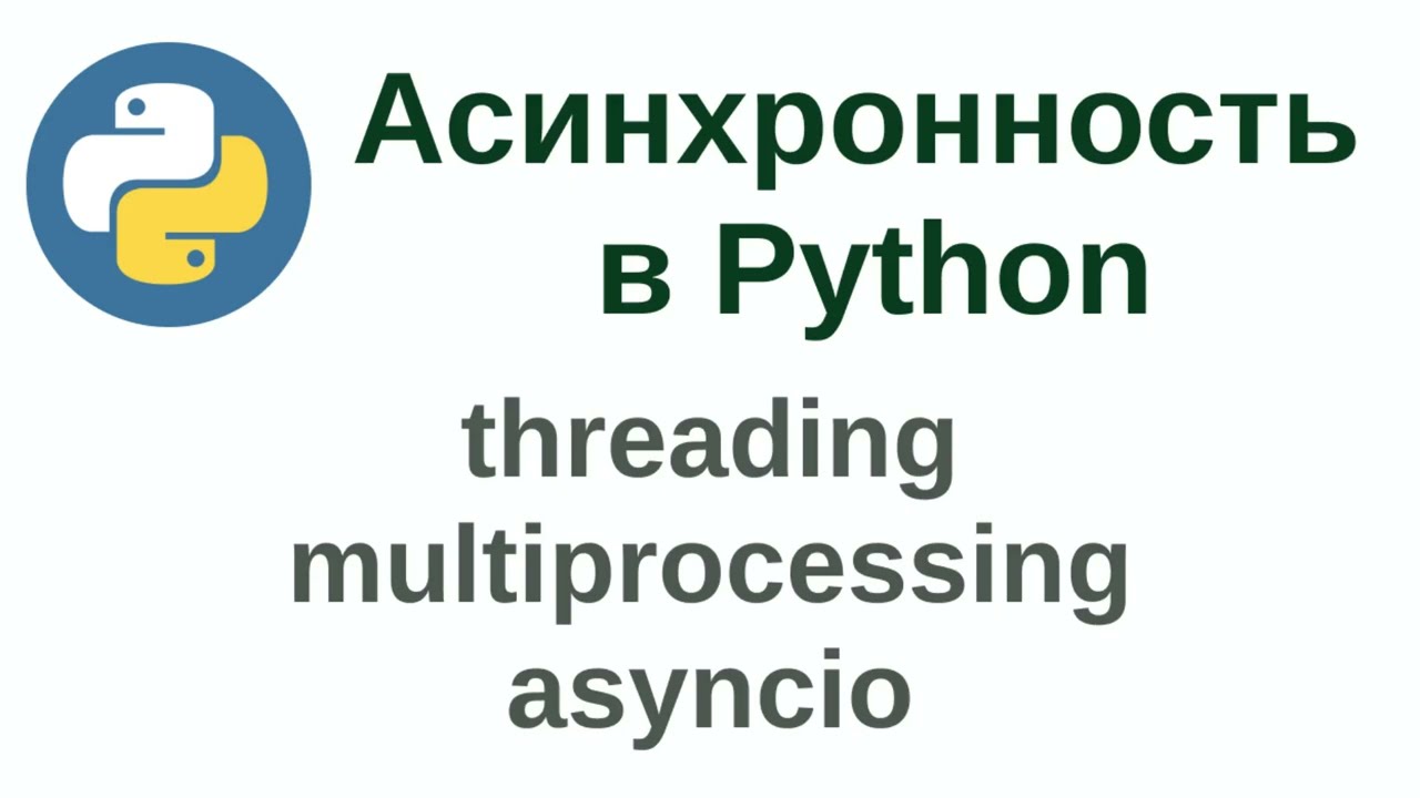 Асинхронность в Python (threading, multiprocessing, asyncio)