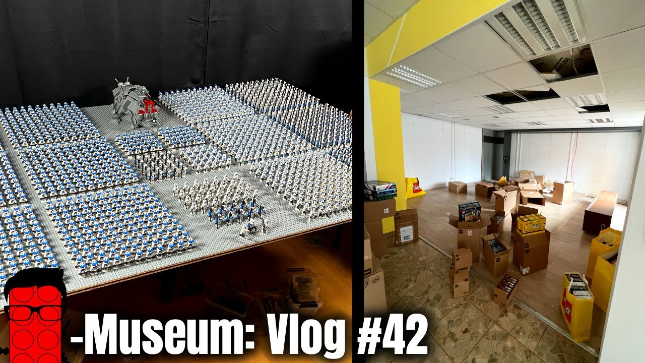 400 Battlepacks bauen 😎 | Baubeginn LEGO Star Wars Raum... | Museums Vlog