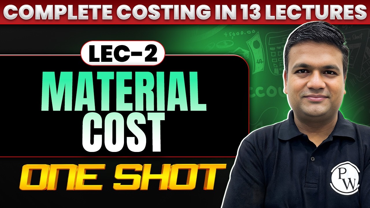 CA Inter Costing: Material Cost | Costing Revision | One Shot | May 2026 Exams | CA Sunil Keswani