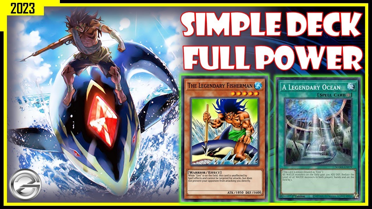 Yugioh Duel Links | The Legendary Fisherman Deck Simple Deck Gameplay August 2023 | 遊戯王デュエルリンクス