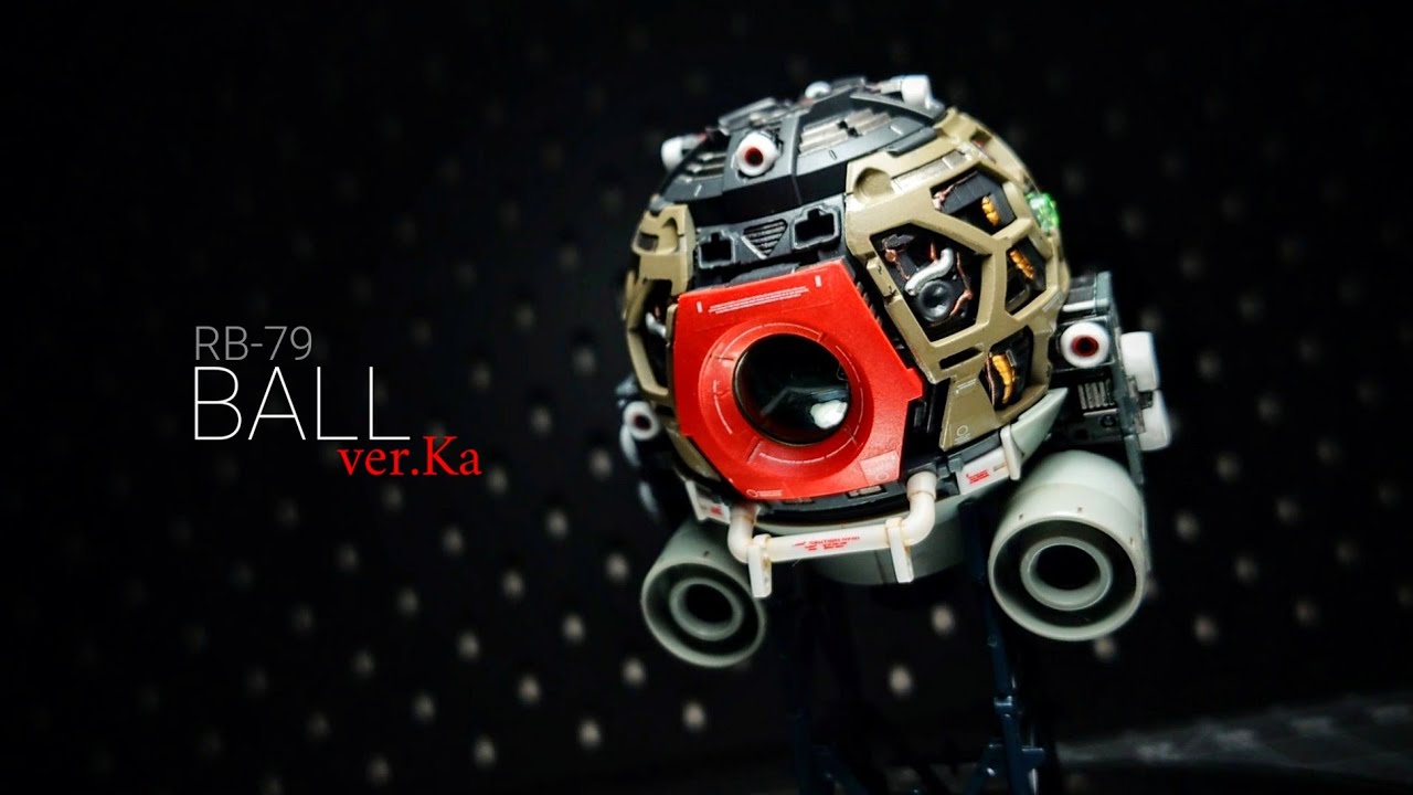 Not quite gunpla: MG Ball Ver.Ka w/ G30th clear parts - BUILD & REVIEW - Gundam plastic model kit