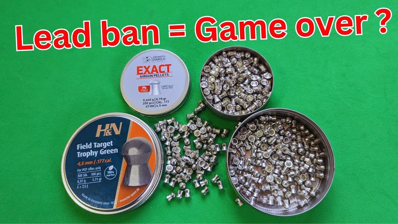 accuracy testing JSB pb free air rifle pellets vs the H&N ftt green in the shadow of a lead ban..