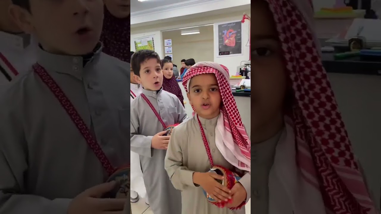 مسحراتي الشهر الفضيل  طلاب الصَّف الأول 