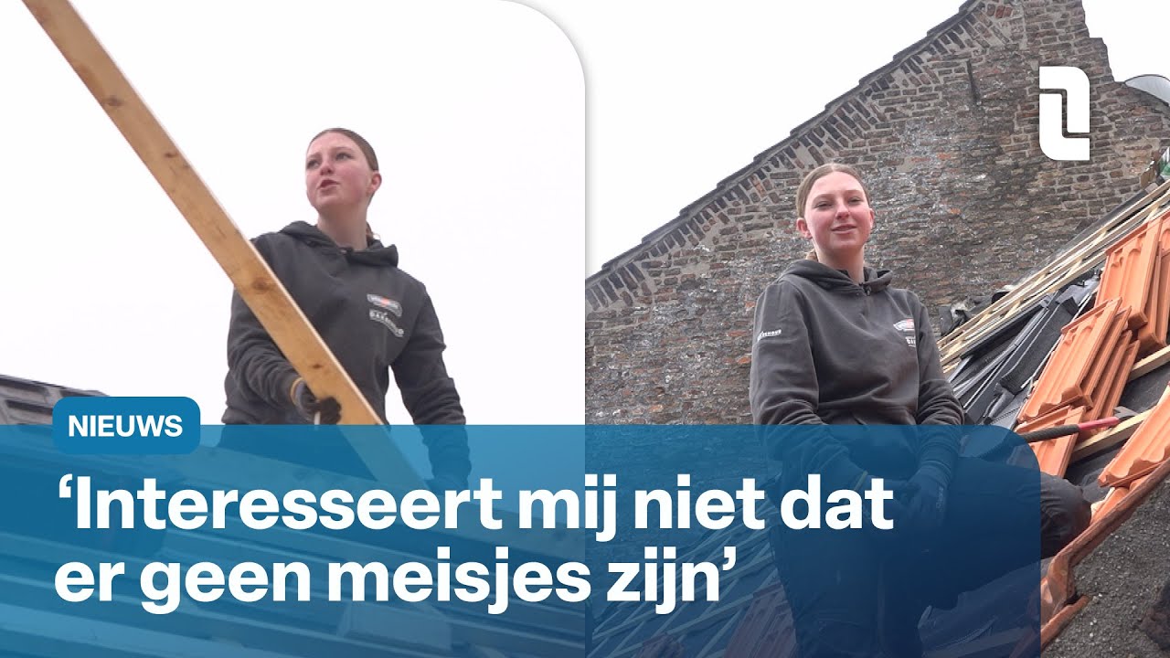Charena (18) is dakdekker en dat is haar droombaan 💪🛠️ | L1Nieuws