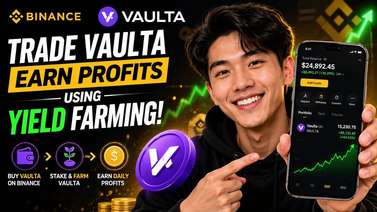 📈 Trade Vaulta Like a Pro! Binance Yield Farming Strategy Explained