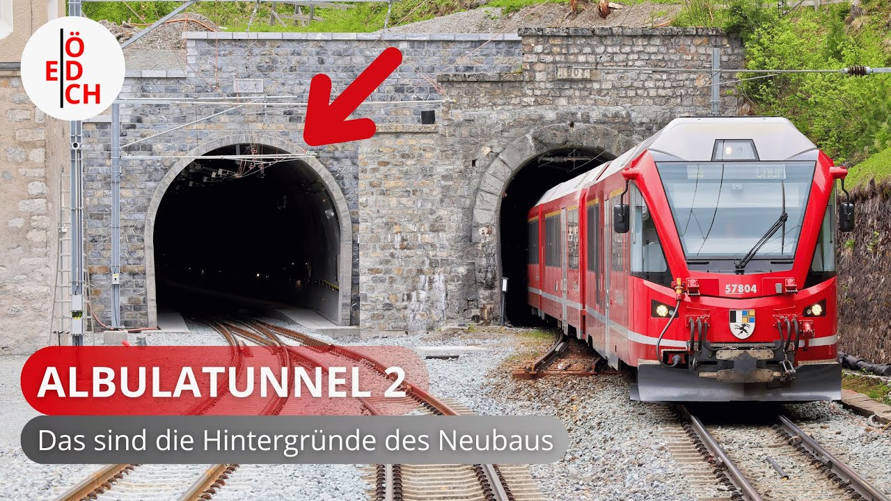 Wieso die rhätische Bahn den zweithöchsten Alpentunnel der Schweiz neu gebaut hat: Albulatunnel 2