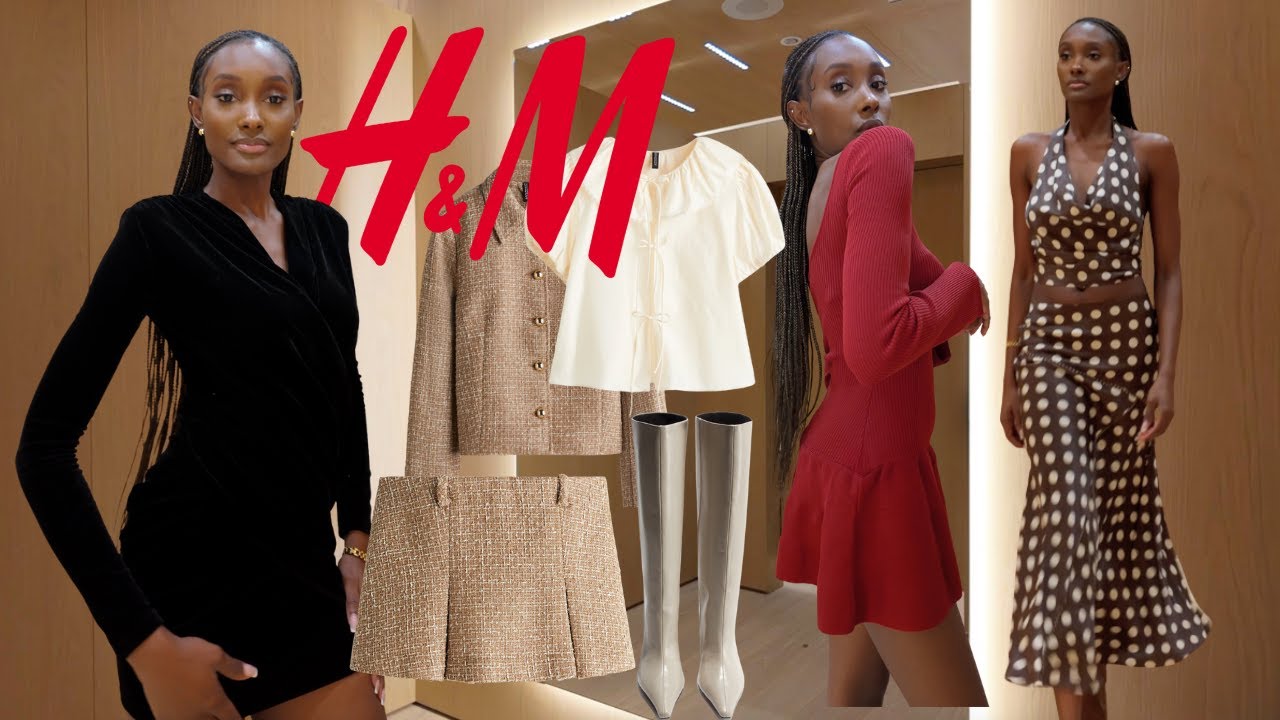Новинка в коллекции H&M TRY-ON HAUL | Праздничная коллекция | RUNWAY HAUL | Шэннел Моррис
