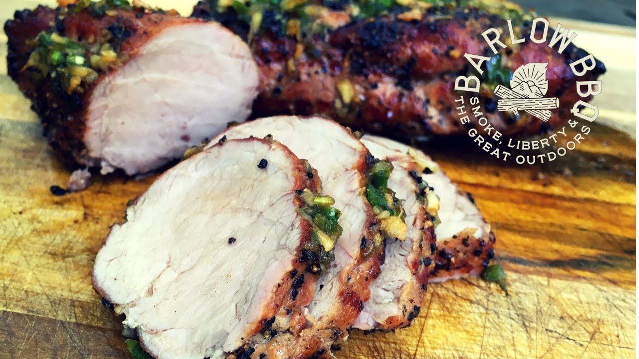 Smoked Pork Tenderloin on Weber Kettle Grill | Slow N Sear Grilled Pork Loin Recipe | Barlow BBQ