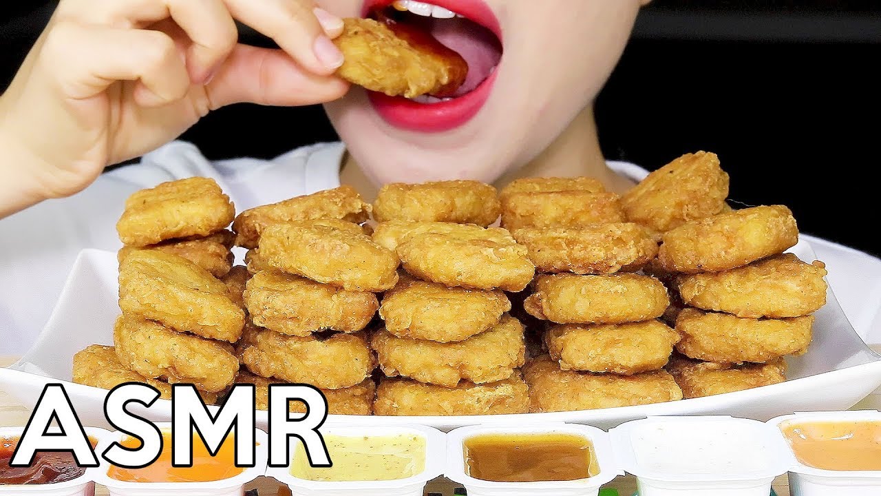 ASMR McDonalds CHICKEN NUGGETS *AuzSOME Austin's* CHALLENGE 맥도날드 치킨너겟 챌린지 Eating Sounds