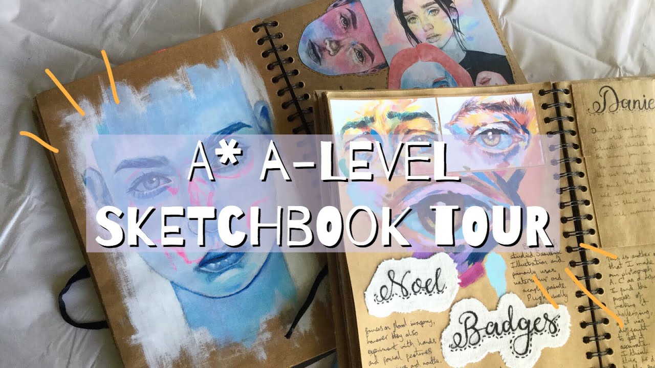 MY A* FINE ART A LEVEL SKETCHBOOKS