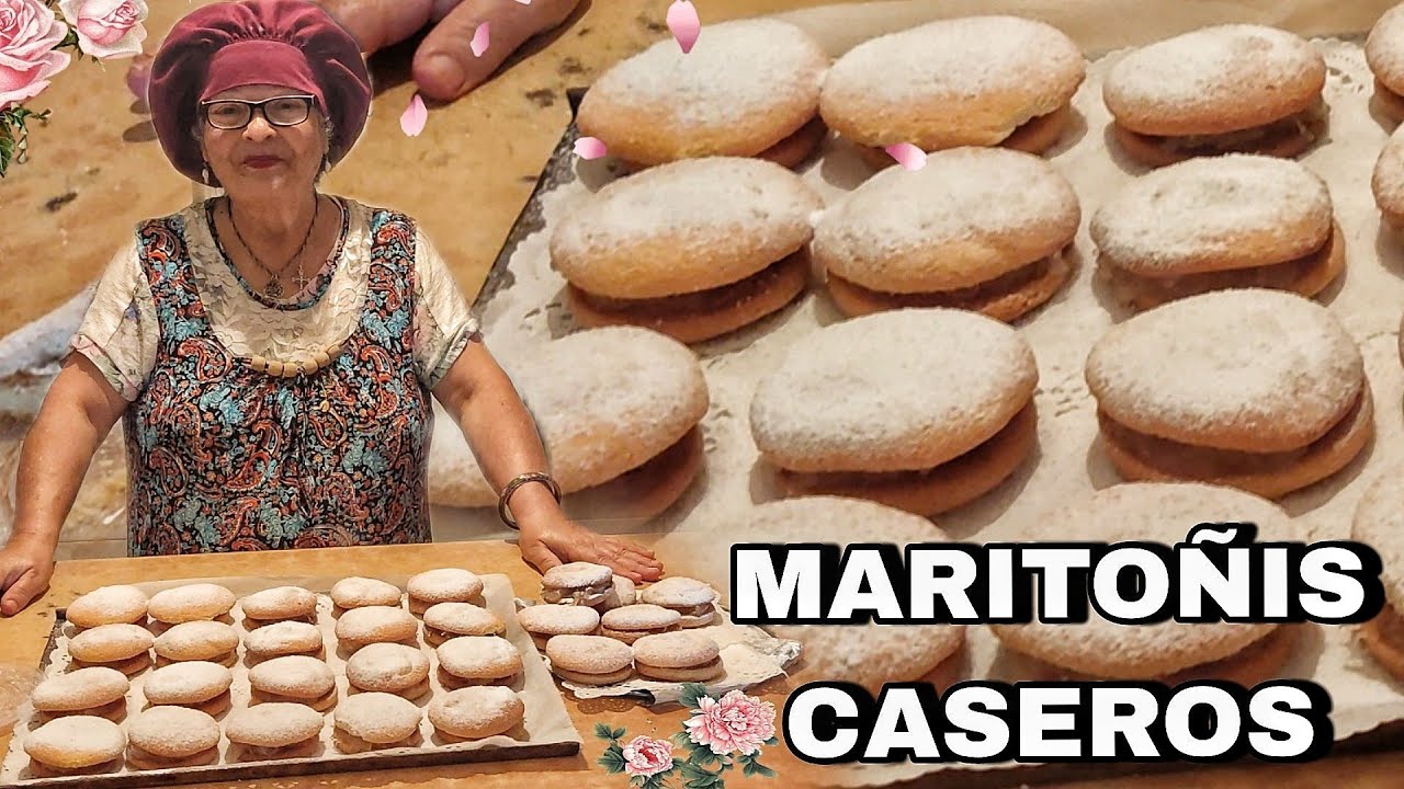 ¡LOS MARITOÑIS CASEROS más deliciosos que probarás! 😍te enamorarán Fácil receta👵- María la pastelera