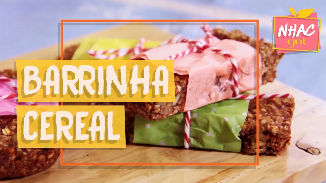Barrinha de Cereais Pré-Treino | Tati Lund | Comida.Org
