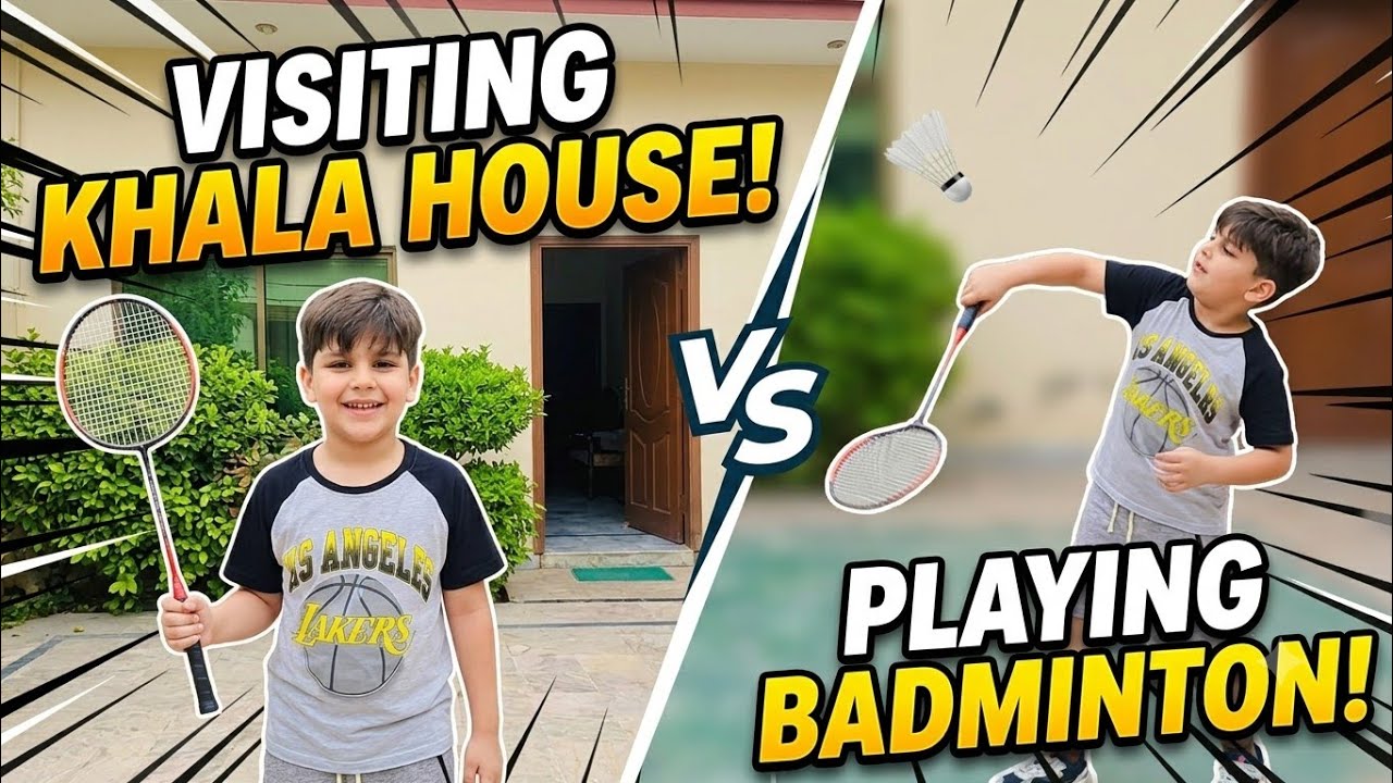We will going to the khala house and playing bat min ten 
