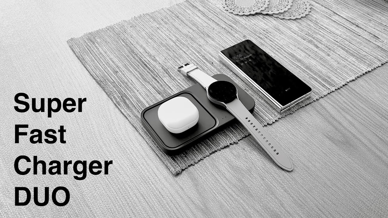 Samsung Super Fast Wireless Charger Duo unboxing | deutsch