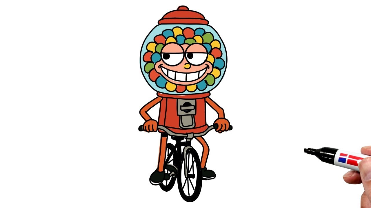 How to Draw Chicleteira Bicicleteira