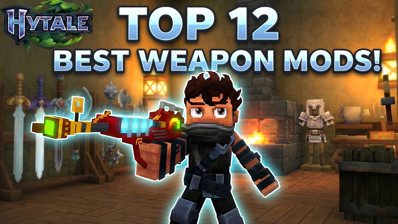 Top 12 BEST Hytale Weapon Mods You NEED to Try!