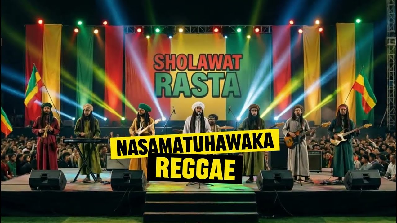 NASAMATUHAWAK LIRIK -  REGGAE Aransemen - Musik Penenang Jiwa #reggae #nasamatuhawak #sholawatreggae