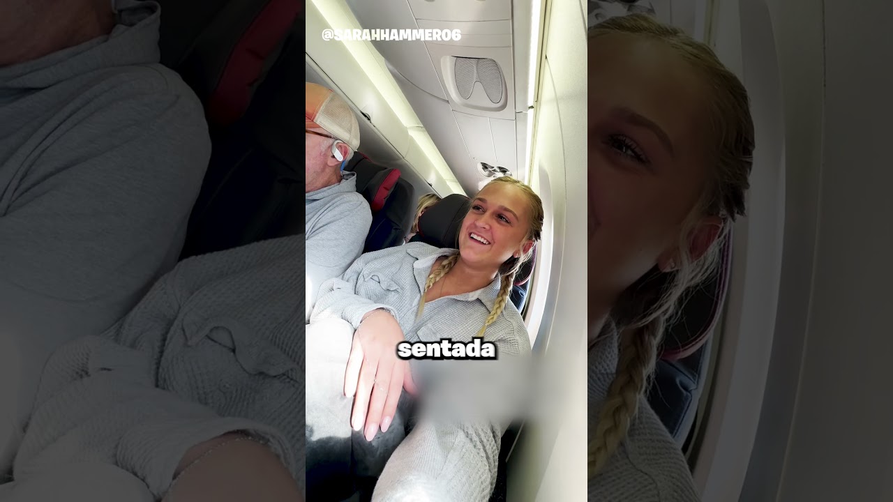 &iexcl;Un piloto sorprende a su hermana durante un vuelo! ✈️ #shorts