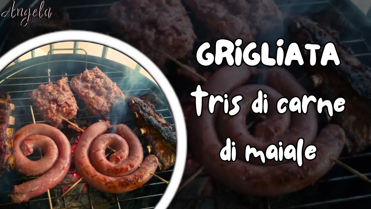 GRIGLIATA: tris di carne di maiale | #ricetta di Angela passione cucina &.