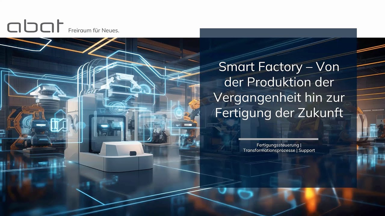 Webinar: Smart Factory – Von der Produktion der Vergangenheit hin zur Fertigung der Zukunft