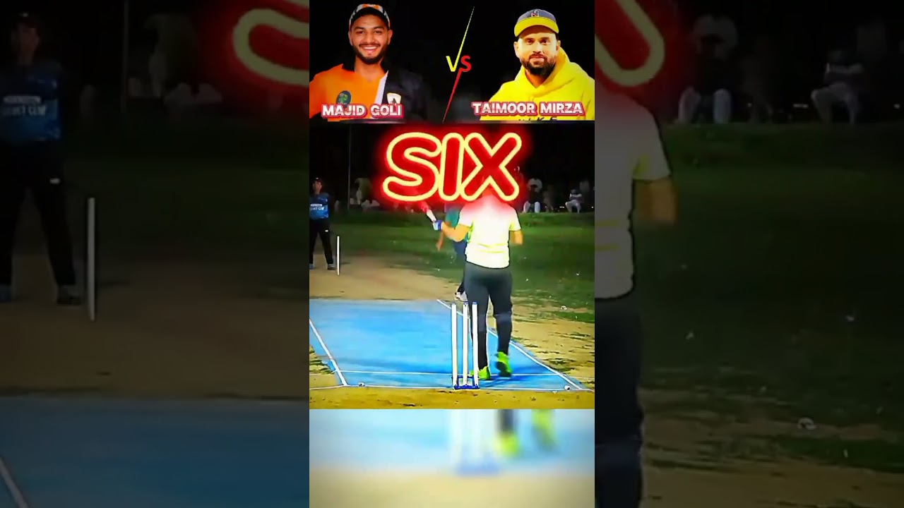 tape ball bowler Majid Goli 🔥 vs Taimur mirza