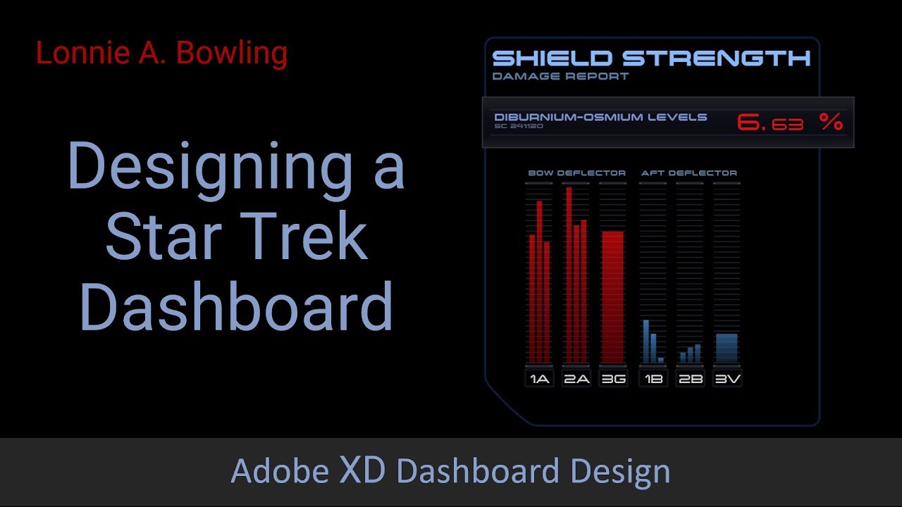 Adobe XD &ndash; Designing a Real-Time Star Trek Dashboard