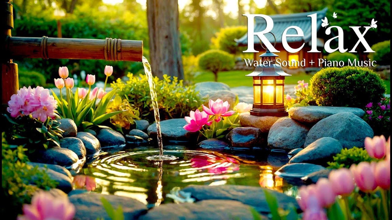 Relaxing Music & Water Sounds for Meditation - Relieve Stress, Anxiety & Depression, Insomnia #1