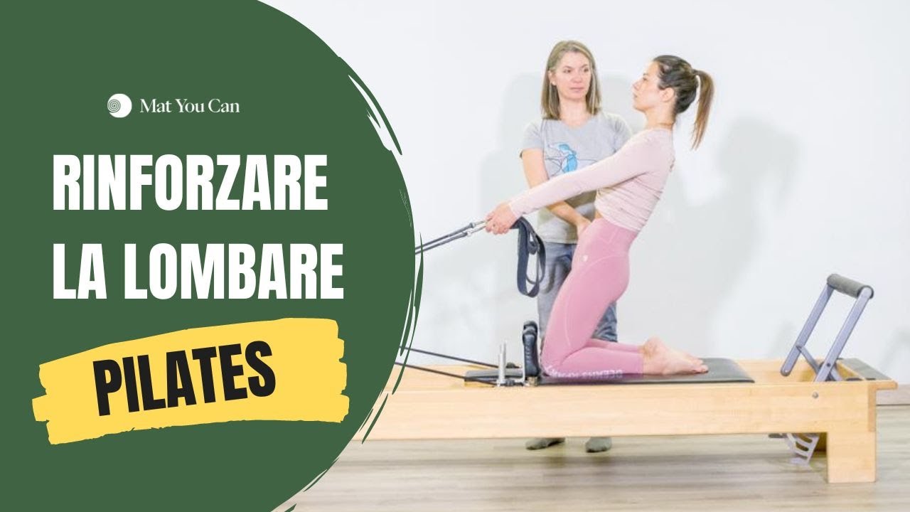 Pilates Reformer per rinforzare la zona lombare | Elisa Pavan | Mat You Can